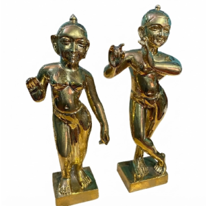Brass Lord Krishna Statue